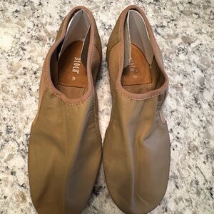 Bloch Neo-Flex Tan Slip On Jazz Dance Shoes-NEW